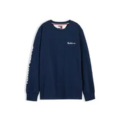 Tommy Jeans Majica mornarska/bela