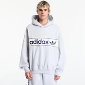 Mikina adidas adiSignature NY Hoodie UNISEX Light Grey Heather L