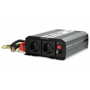 Nedis Napetostni pretvornik / modificiran sinusni val/ 12 V DC/230 V AC 50 Hz/ 1000 W (2000 W maksimalno)/ USB-A/ 2x vtičnica tipa E