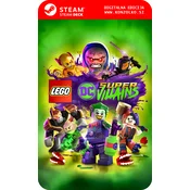 LEGO DC Super-Villains Deluxe Edition - Steam koda brez škatlice (WINDOWS PC | STEAM DECK)
