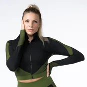 Kineta Cynthia zelena majica z dolgimi rokavi