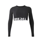 DIESEL Majica MELISSA-D-POP črna / bela