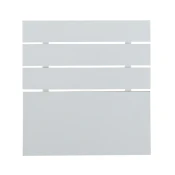 Hanah Home Fuga 90LK Uzglavlje za krevet, Shiny White