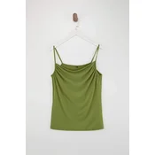 Trendyol Curve Ženska bluza Tbbss24Af00006, Zelena