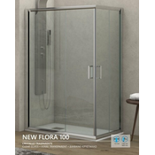 Tuš kabina New Flora 100 - 90x120x180