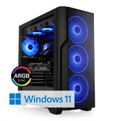 CSL Computer CSL Gaming PC M12300H, AMD Ryzen 7 9800X3D, (8x 4700 MHz), Radeon RX 9070 XT, 32 GB DDR5-RAM, SSD 2 TB, Windows 11 Home, (5000089873)