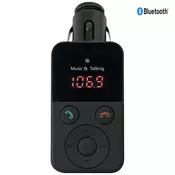 SAL FM modulator 4in1, Bluetooth handfree, 12V/24V,USB punjac 1A - FMBT 260