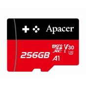 APACER Memorijska kartica microSDXC UHS-I U3 V30 A1 256GB AP256GMCSX10U7-RAGC
