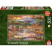 Schmidt Puzzle Raj pod Kilimandžarom 500 kosov