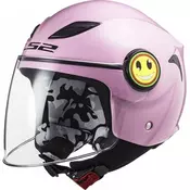 Djecja kaciga za motor LS2 Funny Solid pink OF602