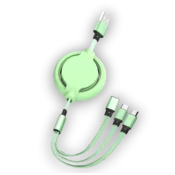 Infostyle Izvlečni polnilni kabel 3v1 Zelena