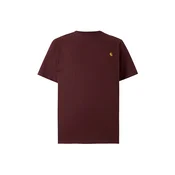 Carhartt WIP Majica American Script vinsko rdeča