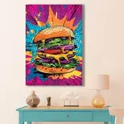 Wallity Dekorativna slika na platnu, 45x70cm, Šarena