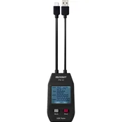 Voltcraft VOLTCRAFTPM-41 USB tipa A &amp,amp, Dvojni tester tipa C VOLTCRAFT PM-41tester USB-C in USB tipa A, (5000295886)