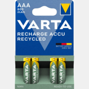 Varta Mikro (AAA) baterija na punjenje Varta Recycled spremna za korištenje NiMH 800 mAh 1.2 V 4 kom.