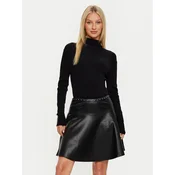Morgan Pletena obleka 242-RPEPPER Črna Slim Fit