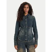 Guess Jeans Jeans srajca W5BH47 D4ON3 Mornarsko modra Regular Fit