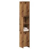 Kupaonski ormaric staro drvo 30x30x183,5 cm konstruirano drvo