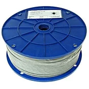 D&R JEKLENA VRV IZ PVC-ja 2 mm črne barve iz vrvi 1,0 (1x7) 200 m (zvitek)