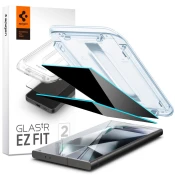 2X ZAŠČITNO STEKLO SPIGEN GLAS.TR ”EZ FIT” 2-PACK GALAXY S24 ULTRA PRIVACY