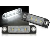 Mstyling LED osvetlitev registrske tablice z ohišjem Ford Focus, Fusion, Mustang
