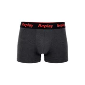 REPLAY Boksarice temno siva/rdeča/črna