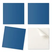 shumee Dekorativne samolepilne stenske ploščice za dnevno sobo modre barve 9x30x30 cm