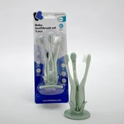 KikkaBoo Set cetkica za zubice za bebe 3 dela Mint (KKB40051)