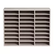VEVOR Organizator za literaturo 27 predelkov 800x305x630 mm Siva