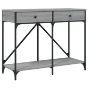 Vidaxl Klubska mizica siva sonoma 100x39x78,5 cm inženirski les
