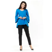 Infinite You Ženska bluza Margalinde M156 modro nebo S/M
