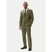 HUGO Obleka Henry-Getlin253X 50567894 Temno zelena Slim Fit