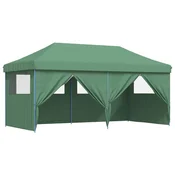 Vidaxl Zabavni šotor Zelena 292 x 580 x 315 cm Oxford tkanina