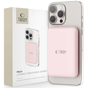 TECH-PROTECT PB10 LIFEMAG MAGSAFE POWER BANK 5000MAH PINK (5906302309528)