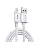 REMAX Data kabl RC-025 lcy Series Fast Charging 6A, 66W, USB na Tip C, 1.2m