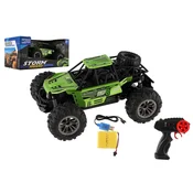 Teddies Avto RC buggy off-road zelena 22cm plastika 2,4GHz baterija + polnilni paket
