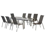 Gardenson Vrtni Set Amalfi, 9-Delno, Aluminij