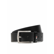 Tommy Hilfiger Moški pas New Denton 3.5 Belt AM0AM08360 Črna