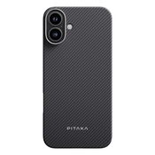 Premium maska Pitaka Ultra Slim Twill za iPhone 16 Plus- black