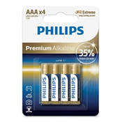 Philips - baterija Philips Premium Alkaline AAA-LR03, 4 komada