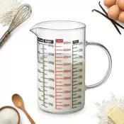 shumee KUHINJSKI MERILNI VRČ 500 ml, ODPORNEN NA TOPLOTO, Z MERILNO ŠTEVILKO