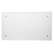 električni radiator Glamox H60 H 1200W brez termostata-steklo bela barva