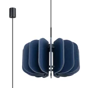 Sollux SL.1862 - Luster na sajli MULA 1xE27/15W/230V precnik 45 cm plava