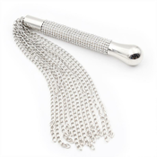 LateToBed BDSM Line Flogger with Chain Tassel with Rhinestone Handle