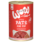 Varčno pakiranje WOW Cat Adult 12 x 400 g - Govedina