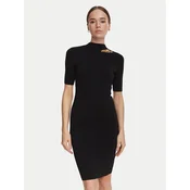 Marciano Guess Pletena obleka G6YK28 Z1059 Črna Slim Fit