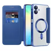 Etui SmartMag Book z Magsafe tehnologijo in RFID denarnico za Samsung Galaxy A06 - blue