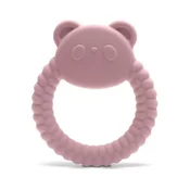 Silikonska grickalica Lorelli Premium - Panda, Deep Pink