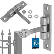 shumee Tečaj vrat z vijaki M16x100 in mastjo 25X80 siva