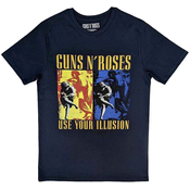 Guns N Roses Majica Use Your Illusion Navy Unisex Navy Blue S